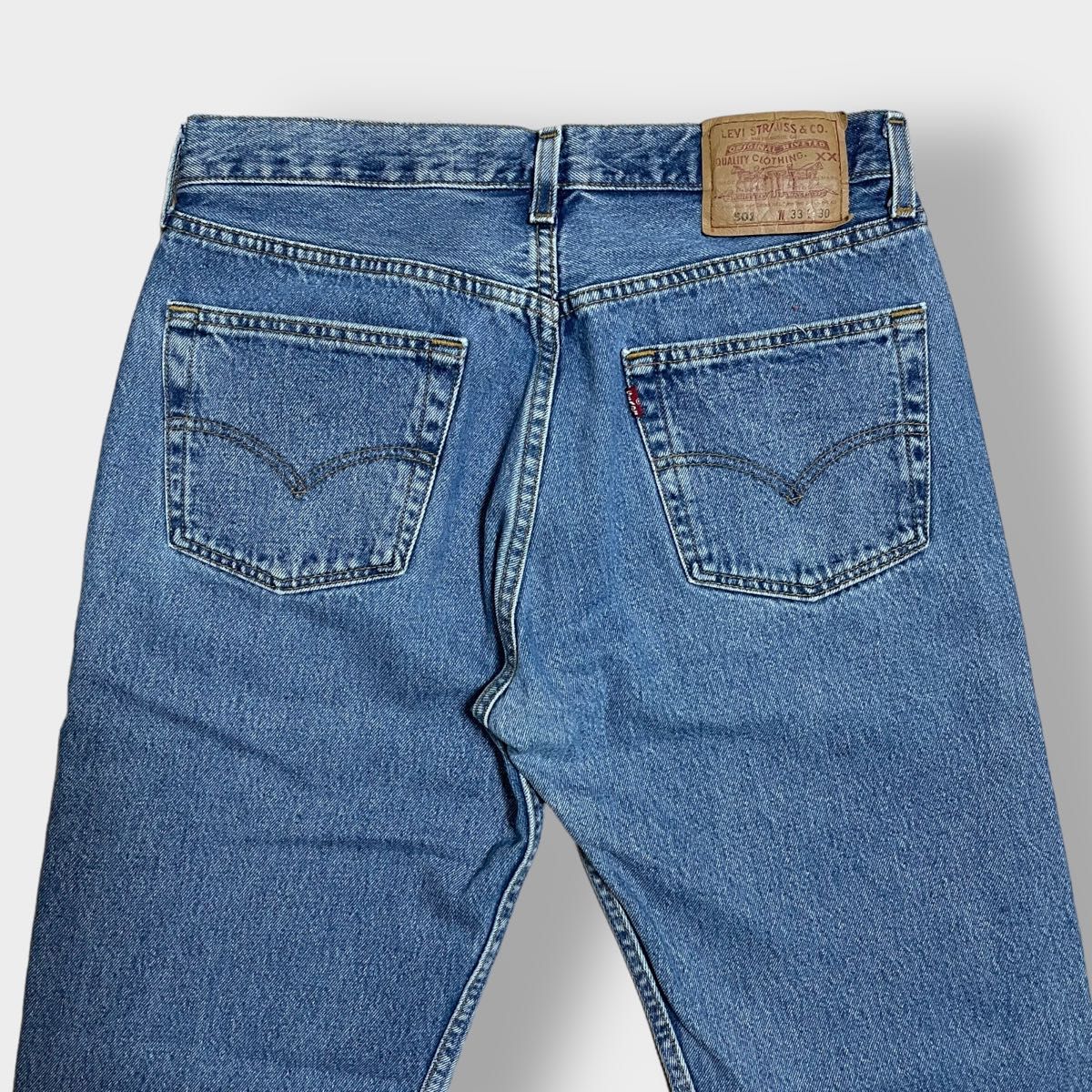 LEVI'S】90s USA製 501 デニム ジーンズ ジーパン W33 ボタン裏 LEVI'S】90s USA製 501 デニム ジーンズ ジーパン W33 ボタン裏