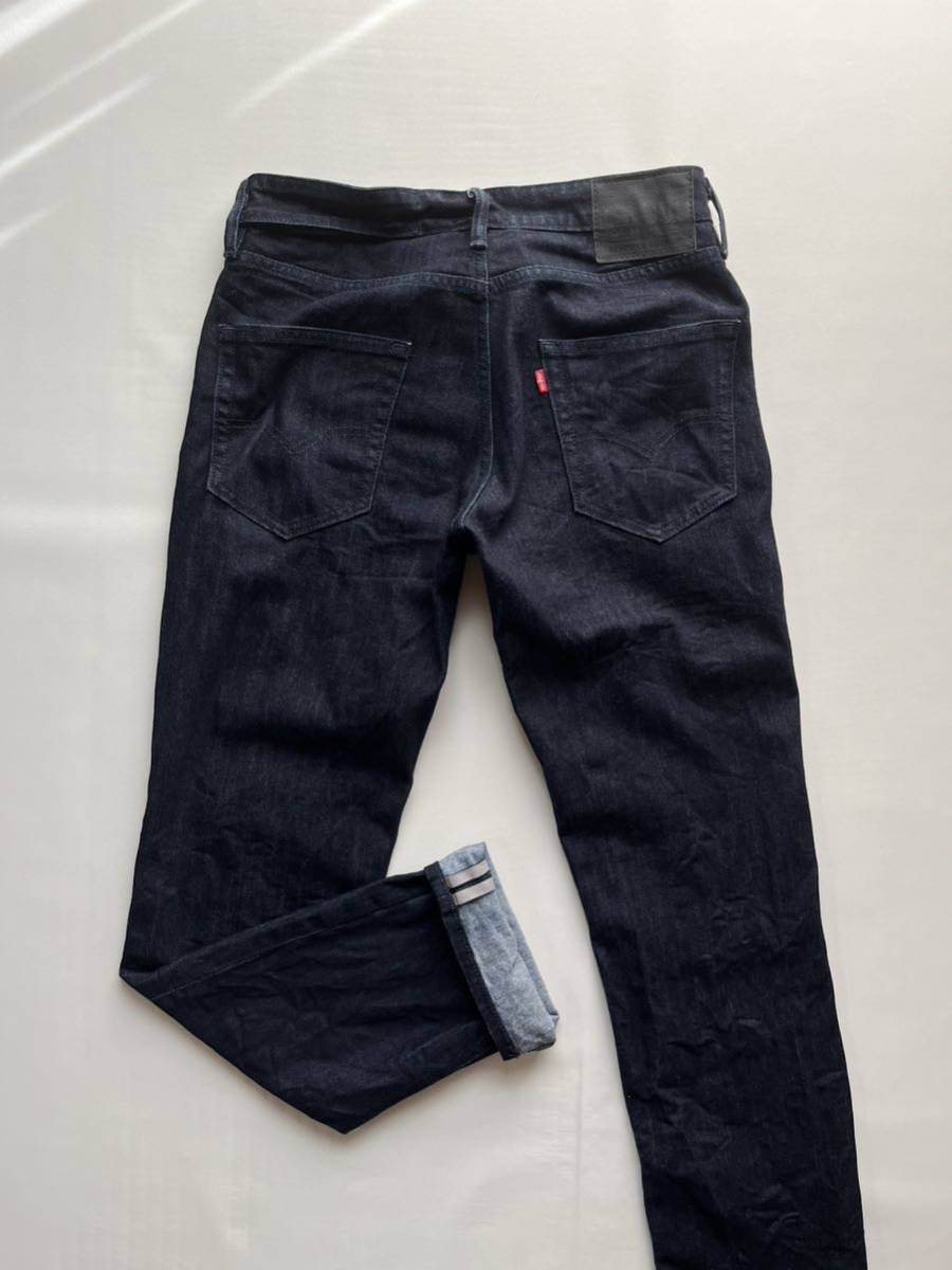 ★美品 Levi's COMMUTER メンズ W32 リフレクター セルビッチ ストレッチ スリム デニムパンツ ジーンズ / リーバイス _画像1