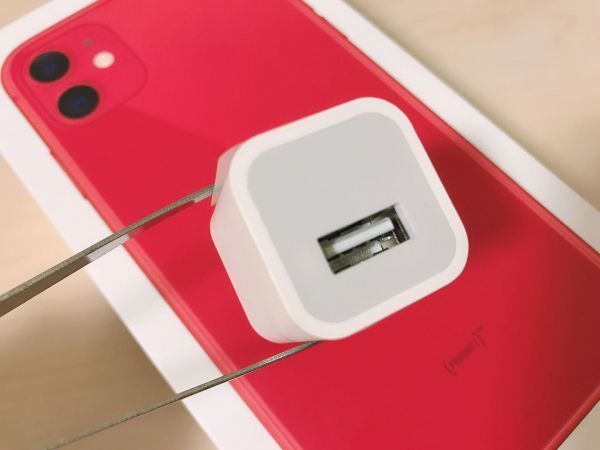 ◆∞新品 iphone充電器/USB電源アダプター+ライトニングケーブル 1m 1本　セット【純正品質】 _画像3