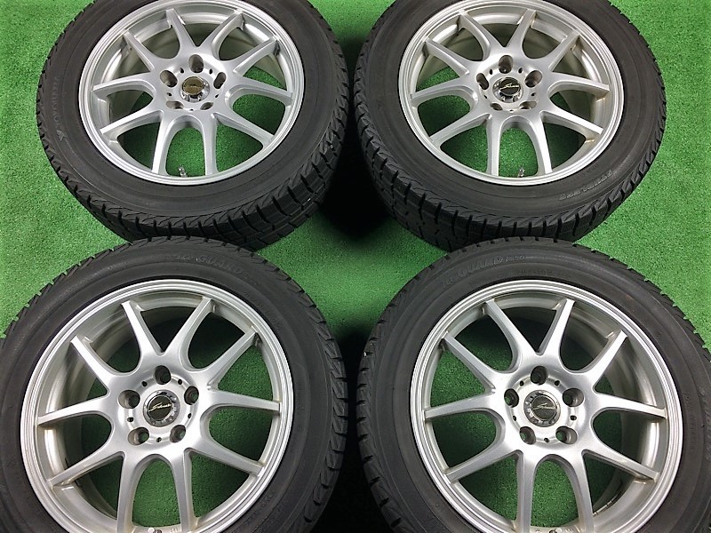 【F1392S】A-TECH Schneider ★バリ山★ 215/55R17 YOKOHAMA iceGUARD iG30 ★エスティマ/オデッセイ/ヴェゼル等★ 税込み 即決_画像1