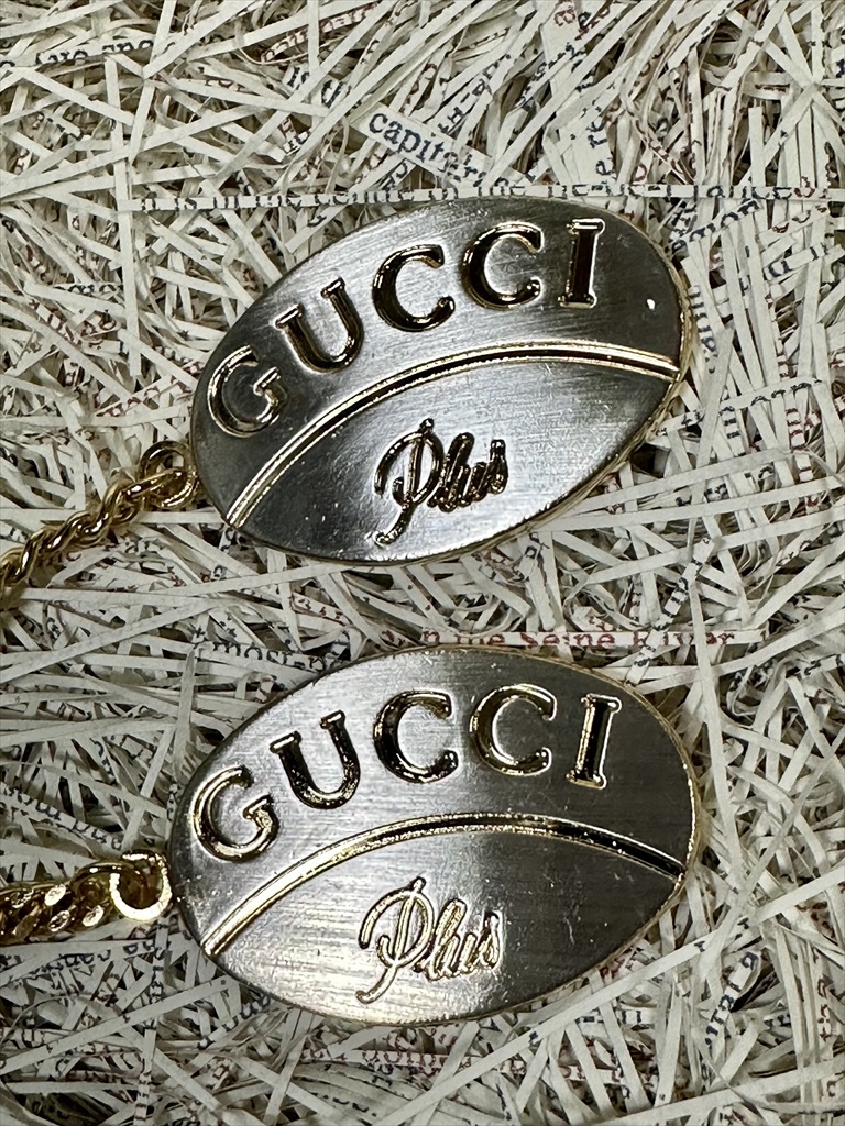 オールドグッチ GUCCI Plus グッチプラス キーホルダー チャーム オールドグッチ GUCCI Plus グッチプラス キーホルダー チャーム