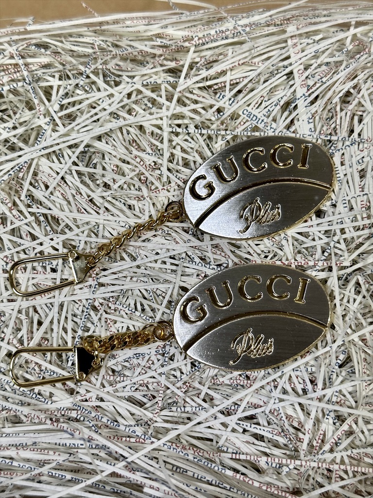 オールドグッチ GUCCI Plus グッチプラス キーホルダー チャーム オールドグッチ GUCCI Plus グッチプラス キーホルダー チャーム