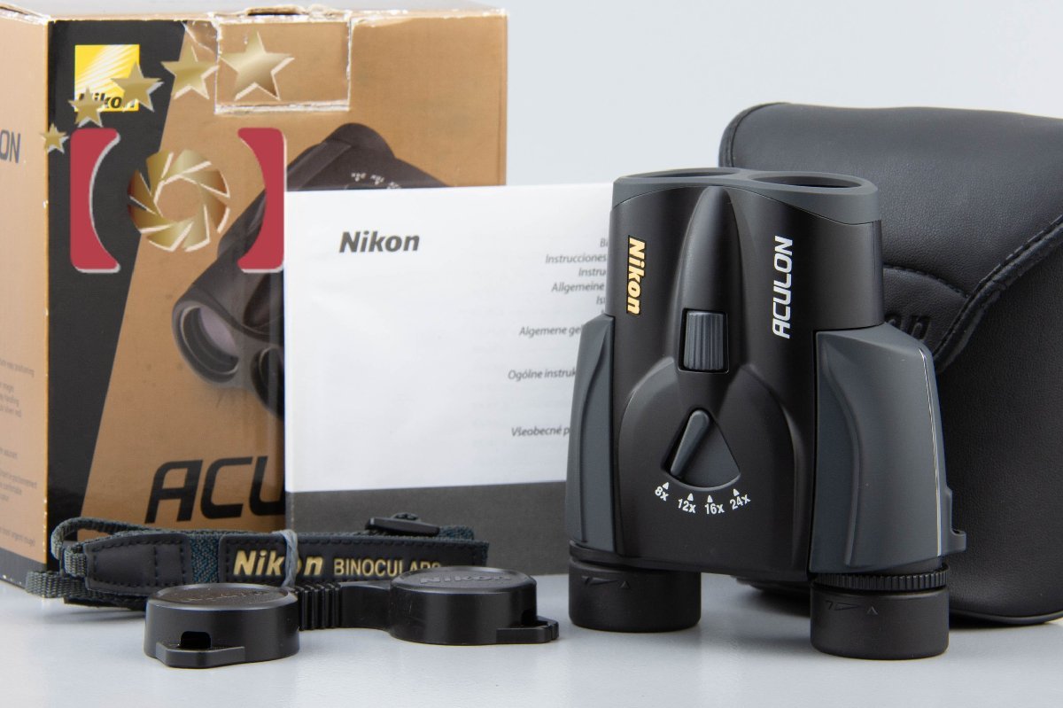 【中古】Nikon ニコン ACULON T11 8-24x25 ブラック 双眼鏡 元箱付き