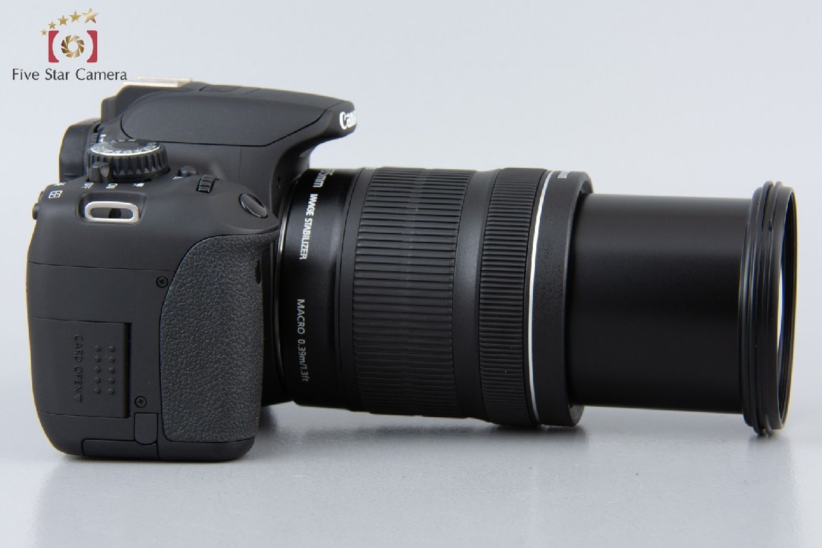 【中古】Canon キヤノン EOS Kiss X6i 18-135 レンズキット シャッター回数僅少_画像7