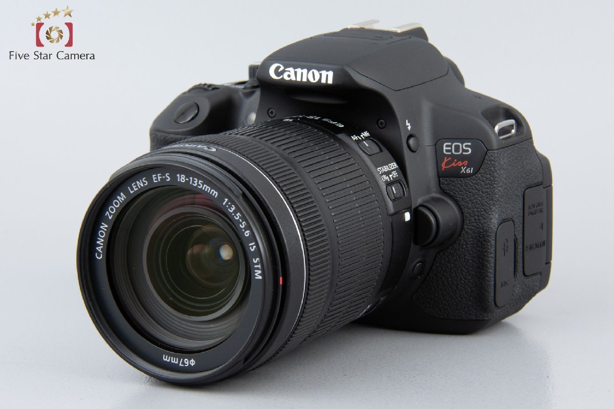 【中古】Canon キヤノン EOS Kiss X6i 18-135 レンズキット シャッター回数僅少_画像2