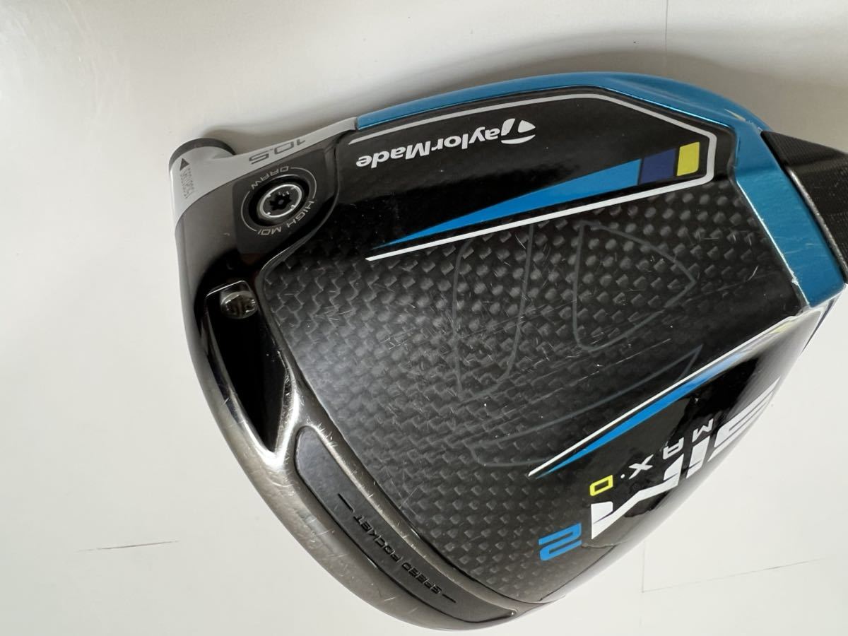 高反発加工 テーラーメイド TaylorMade Sim2max D 10.5° ヘッドのみ-