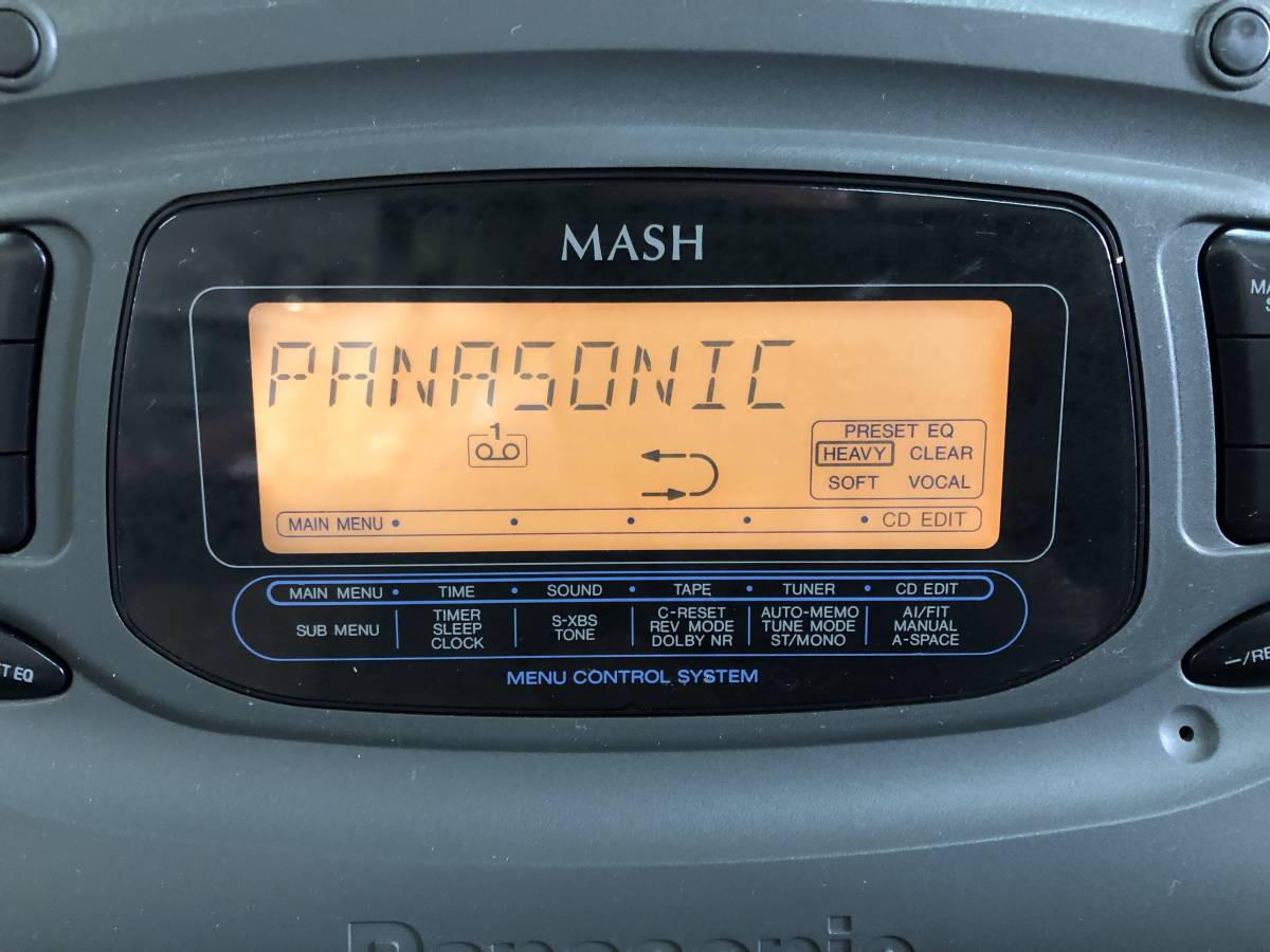 N-3995 Panasonic/パナソニック RX-DT75 マジカル コブラトップ CDラジカセ _画像3