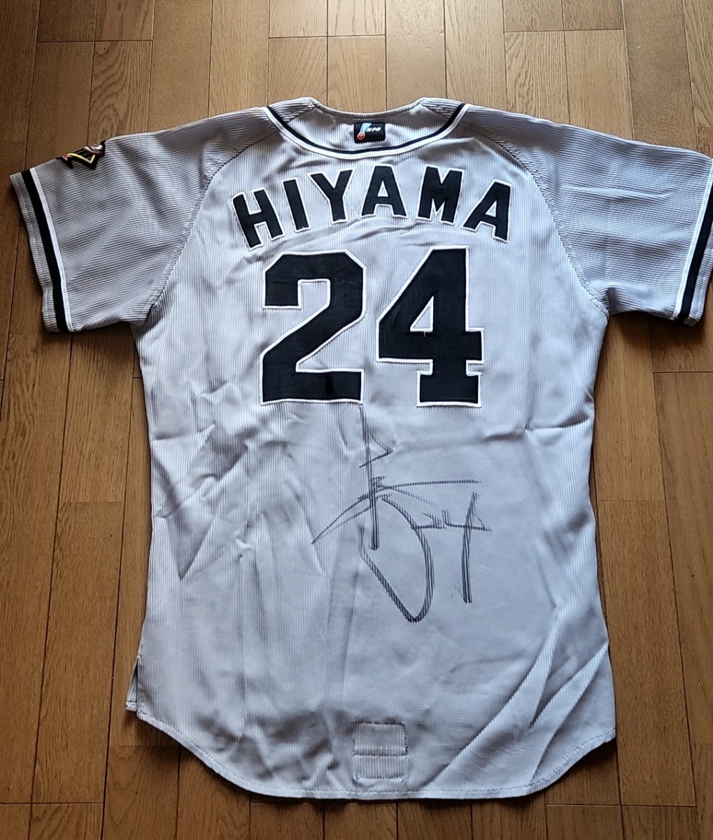阪神タイガース 24 桧山進次郎選手 2005年 実使用 直筆サイン 阪神タイガース 24 桧山進次郎選手 2005年 実使用 直筆サイン