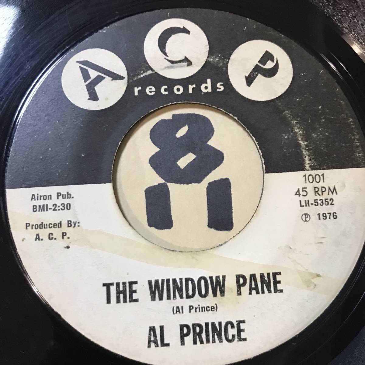 試聴 Texas R&B Dancer 45 AL PRINCE THE WINDOW PANE / SUCCESSFUL MAN 両面EX 1969 _画像2