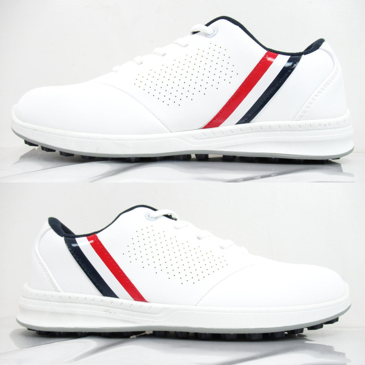 *US Athlete USSH-1770 spike less golf shoes white (26.5cm)* wide width 4E/ light weight design *