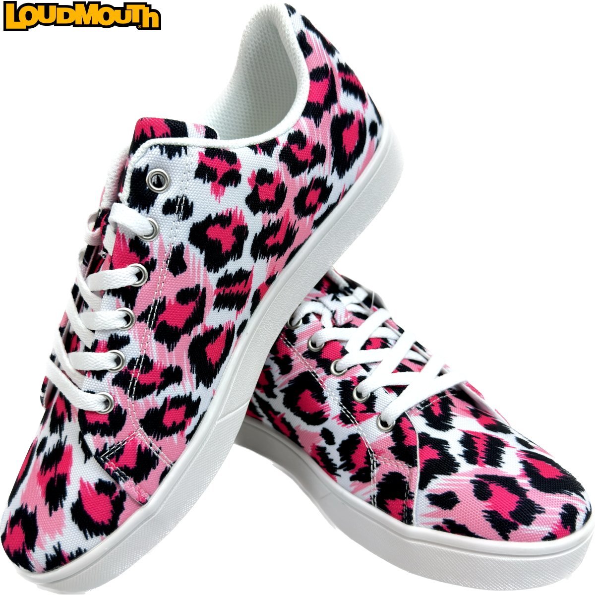 1円★Loudmouth ラウドマウス LM-GS0002 スパイクレス ゴルフシューズ Pink Leopard（275）25.5cm ★ピンクレオパード_画像1