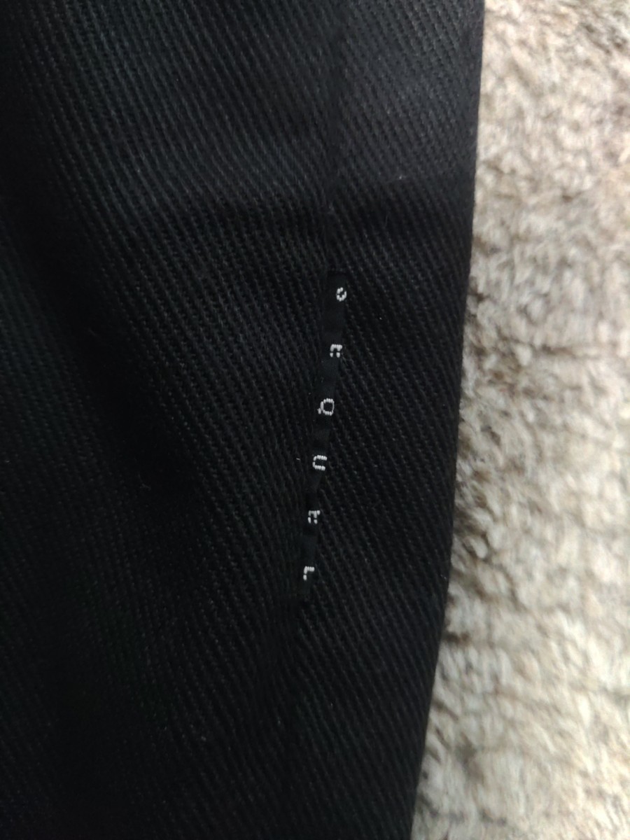SEQUEL CHINO PANTS TYPE-XF BLACK Mサイズ シークエル チノパン パンツ ブラック 黒 裾ロゴ_画像6