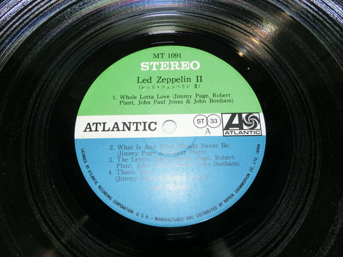 Led Zeppelin / Led Zeppelin II レッド・ツェッペリン　Ⅱ MT1091　1800円盤_画像7