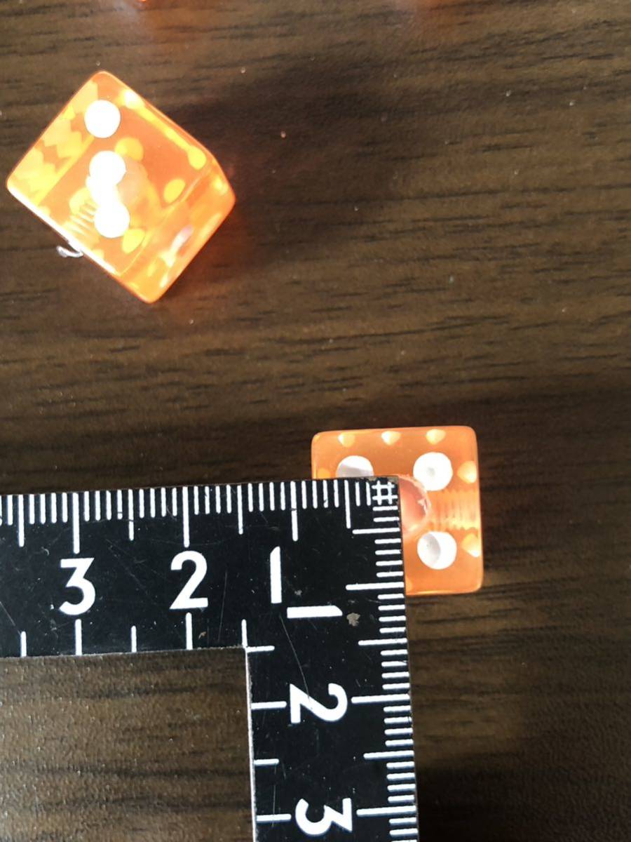  double bass dice knob clear orange Brian setsa-s tray Cat's tsu Gretsch rockabilly 