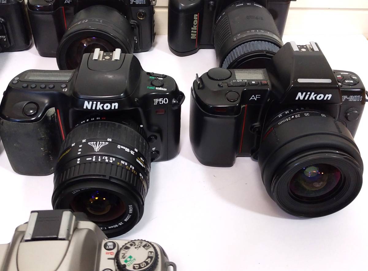 LK12◆Nikon ニコン◆AF 一眼レフカメラ 10点 まとめて レンズ付き フィルムカメラ 動作未確認 オートフォーカス_画像5