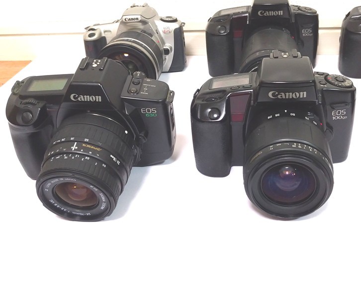 SW11◆Canon キャノン◆AF 一眼レフカメラ 10点 まとめて レンズ付き フィルムカメラ 動作未確認 オートフォーカス_画像3