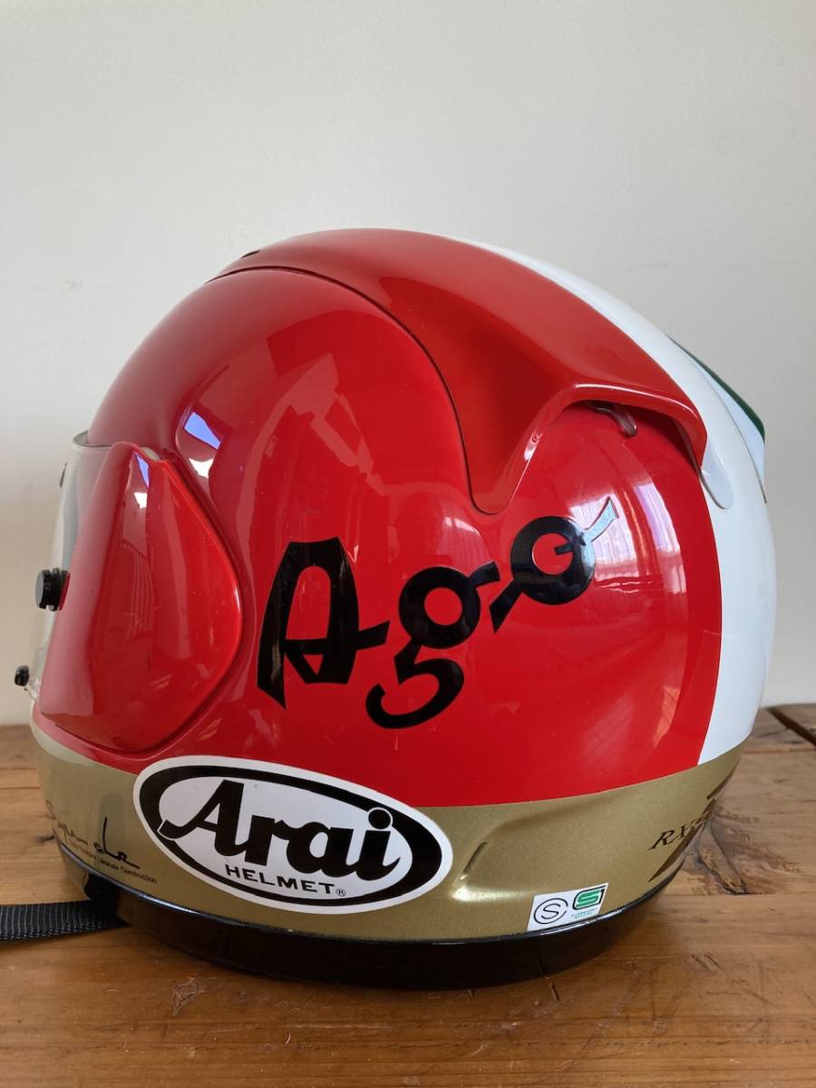 Arai RX-7 アライ　アゴスチーニ　レプリカ　57/58cm 中古　検索　Ducati agusta_画像3