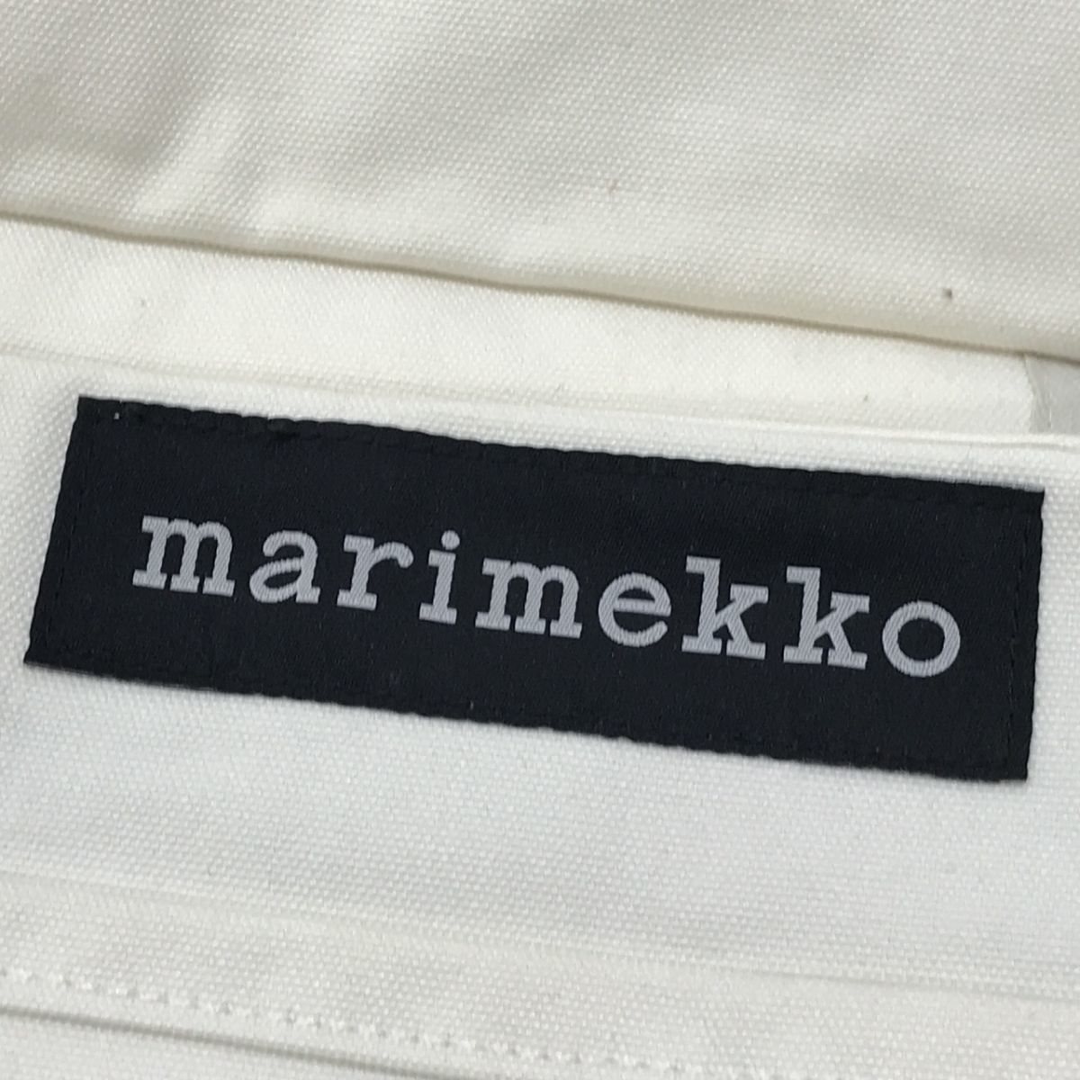 Marimekko マリメッコ キャンバス ショルダーバッグ メッセンジャー ホワイト系[N8692]_画像3
