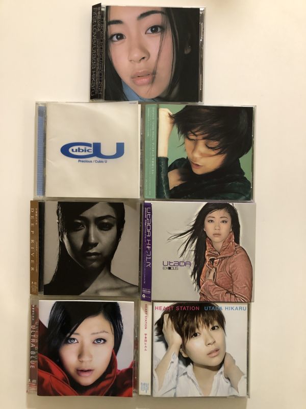 B21910　CD（中古）First Love+Precious+Distance+Deep River+他3枚　宇多田ヒカル(Cubic U 含む) 　7枚セット_画像1