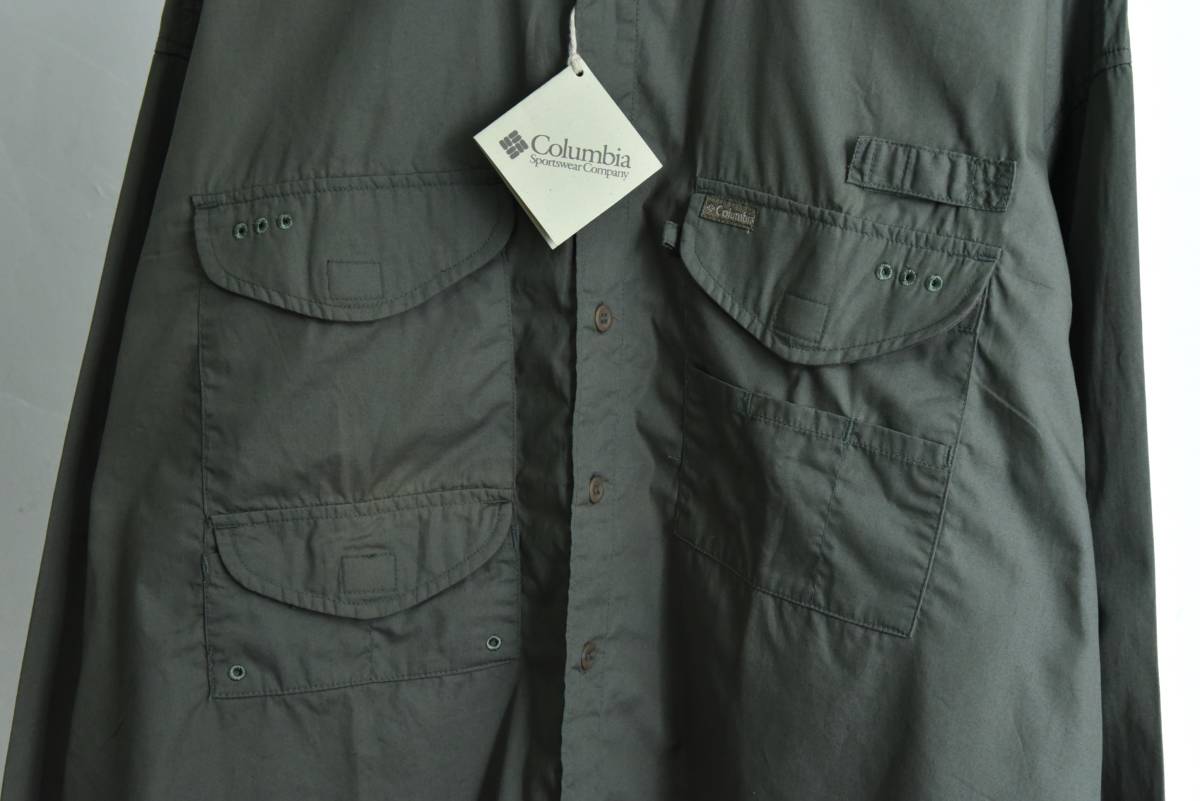 タグ付きデッドストック！ 90s～ Columbia PFG フィッシング シャツ ヴィンテージ メッシュ_画像3