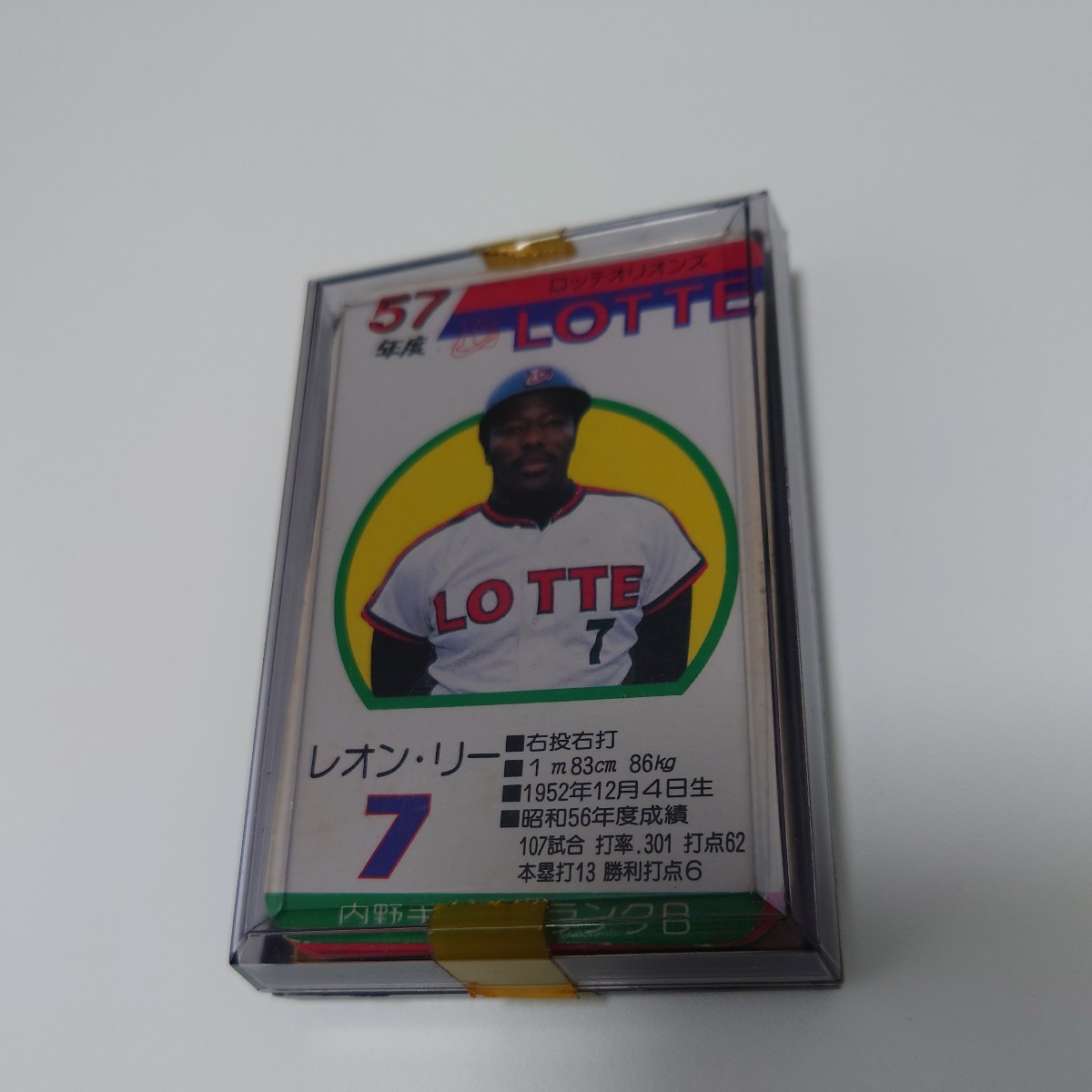 タカラ プロ野球カードゲーム　昭和57年度　ロッテオリオンズ_画像1