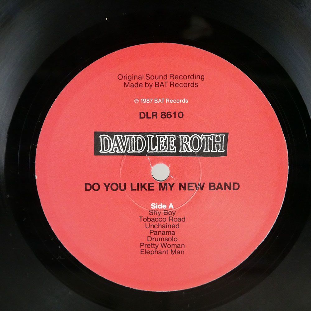 英 DAVID LEE ROTH/DO YOU LIKE MY NEW BAND/BAT DLR8610 LP_画像2