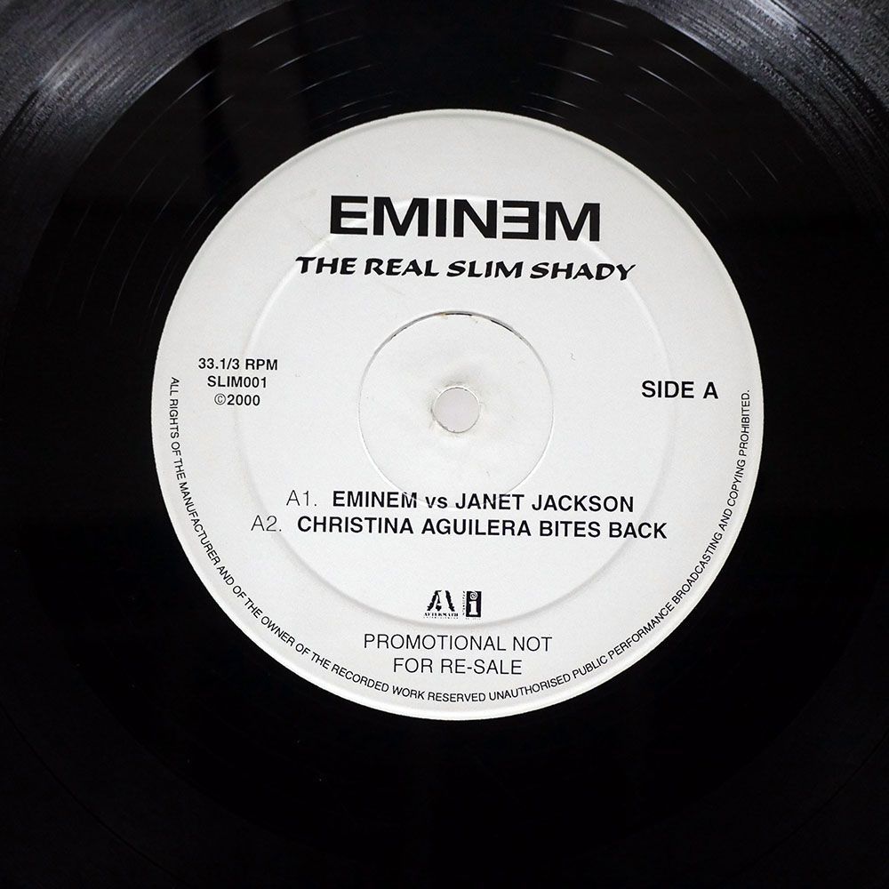 米 ブート EMINEM/REAL SLIM SHADY (BOOTLEGS)/NOT ON LABEL (EMINEM) SLIM001 12_画像1