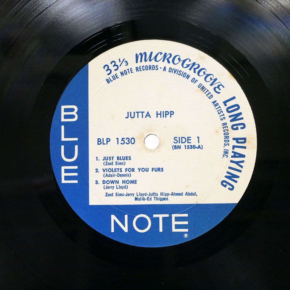 JUTTA HIPP/WITH ZOOT SIMS/BLUE NOTE BLP1530 LP_画像3