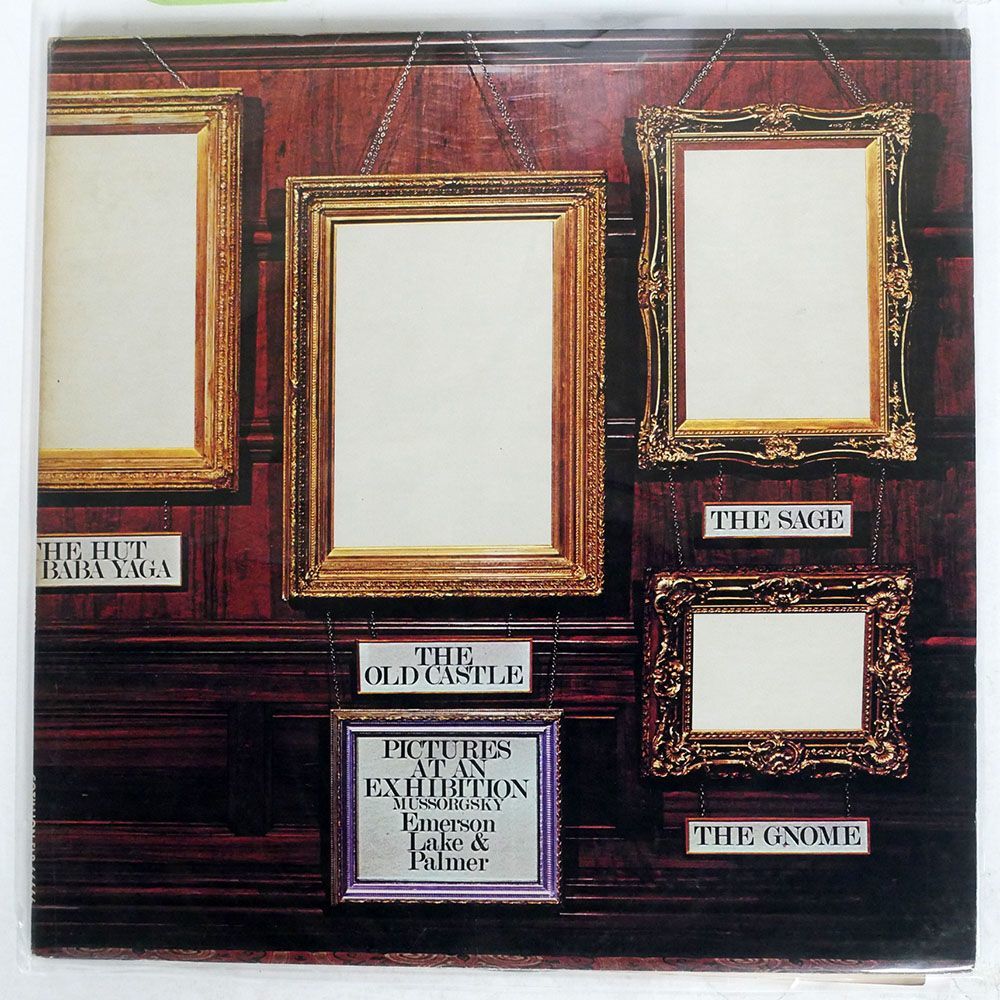 米 EMERSON LAKE & PALMER/MUSSORGSKY : PICTURES AT AN EXHIBITION/COTILLION ELP66666 LP_画像1