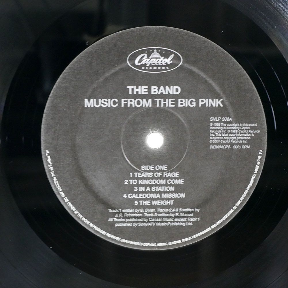 英 外カバー THE BAND/MUSIC FROM BIG PINK/SIMPLY VINYL SVLP338 LP_画像2