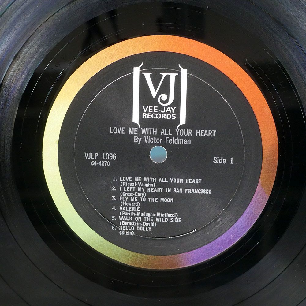 米 VICTOR FELDMAN/LOVE ME WITH ALL YOUR HEART/VEE JAY VJLP1096 LP_画像2