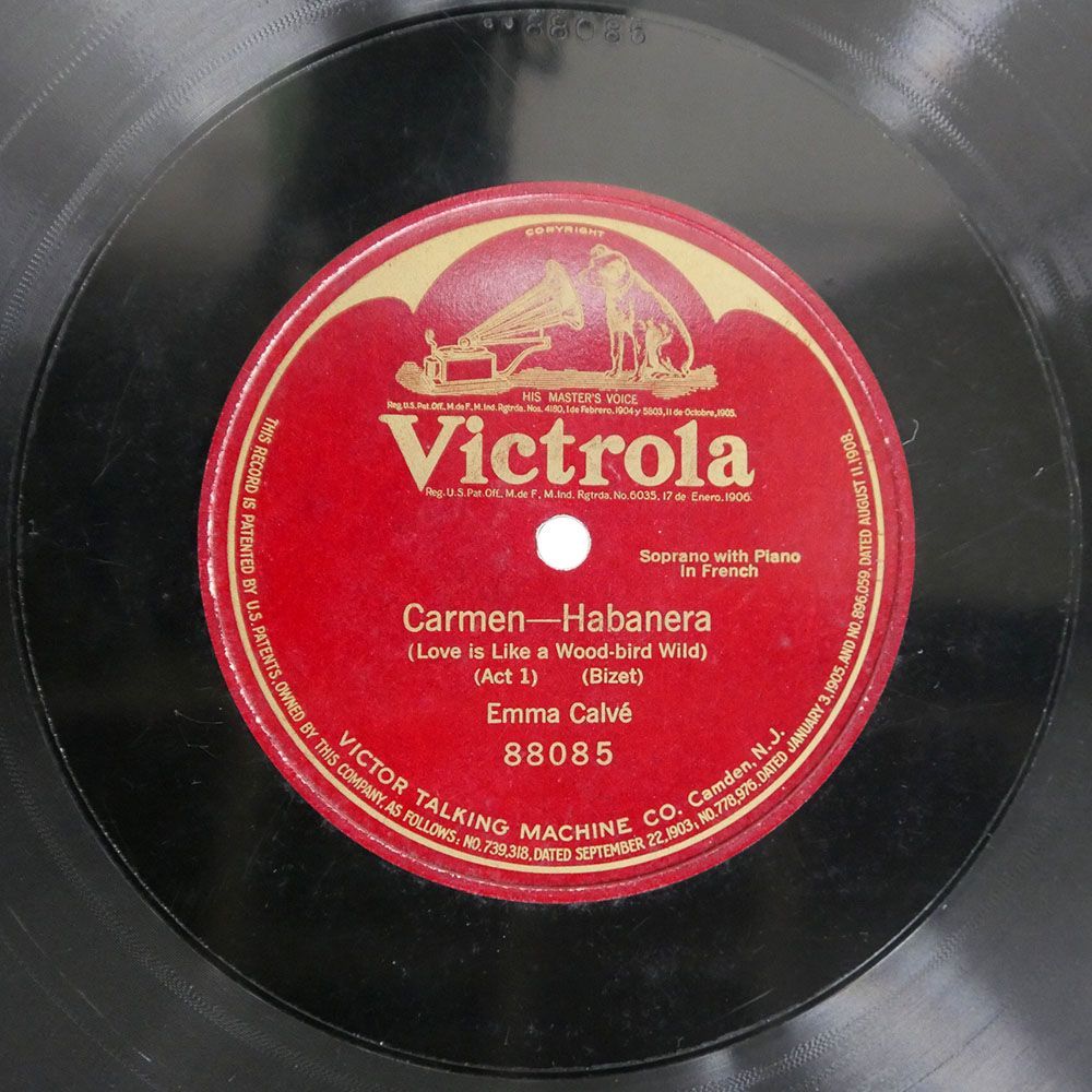 米 EMMA CALV/CARMEN - HABANERA/VICTROLA ! 88085 SP_画像1