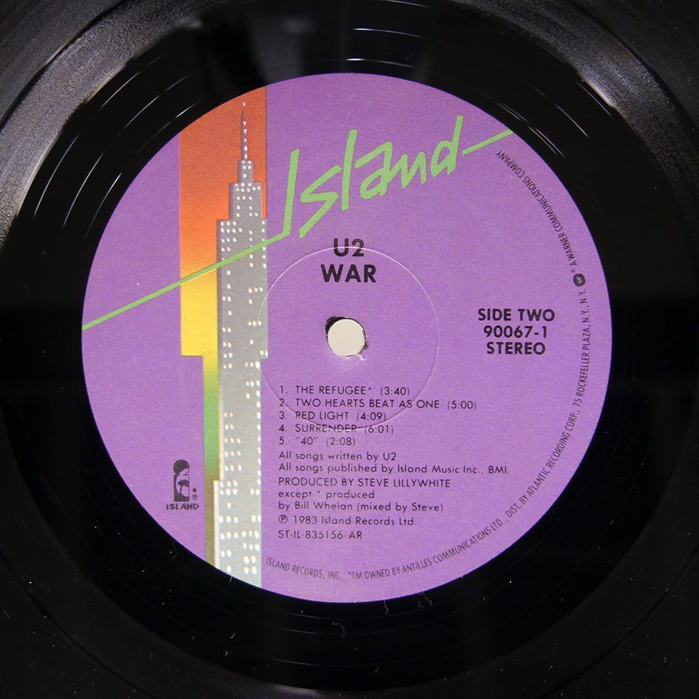 米 U2/WAR/ISLAND 900671 LP_画像2
