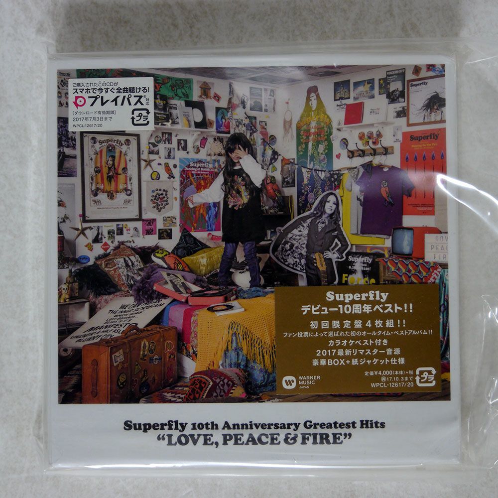 紙ジャケ SUPERFLY/10TH ANNIVERSARY GREATEST HITSLOVE/WARNER WPCL12617 CD_画像1