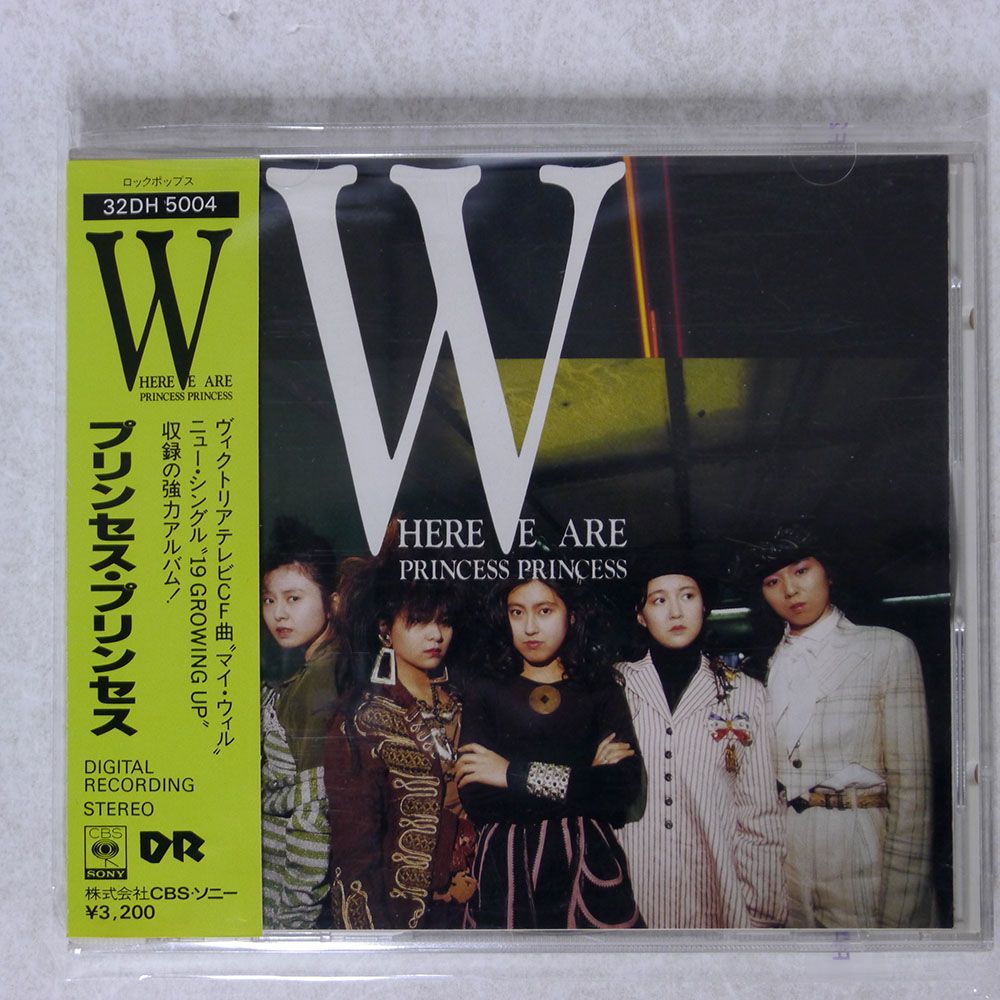 プリンセス・プリンセス/HERE WE ARE/CBS/SONY 32DH-5004 CD □_画像1