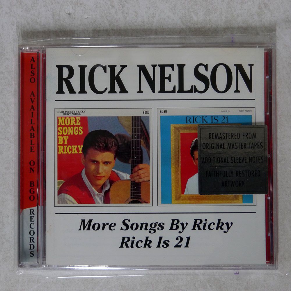 RICK NELSON/MORE SONGS / RICK IS 21/BEAT GOES ON BGOCD521 CD □_画像1