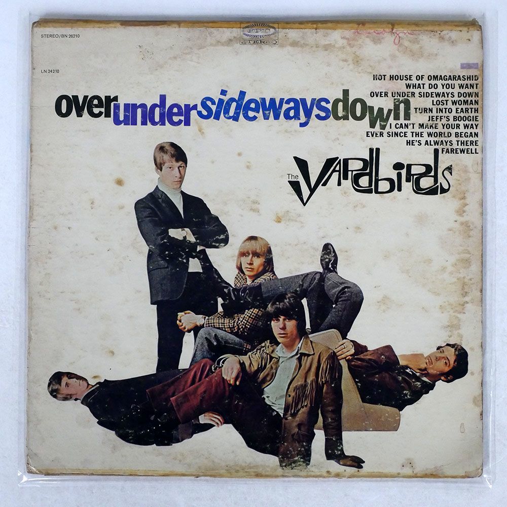 米 ORIGINAL YARDBIRDS/OVER UNDER SIDEWAYS DOWN/EPIC BN26210 LP_画像1