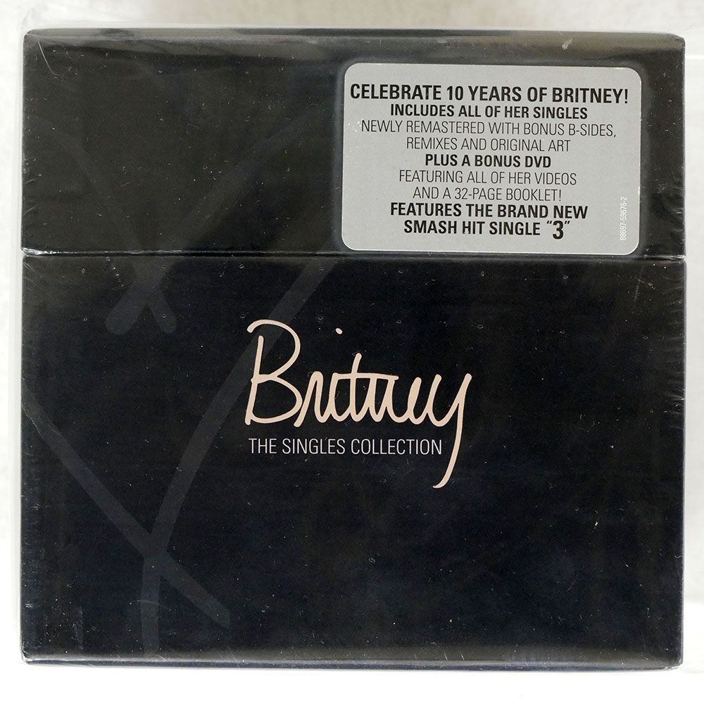 未開封 BRITNEY SPEARS/SINGLES COLLECTION (W/DVD) (DLX)/JIVE 88697-59676-2 CD_画像1
