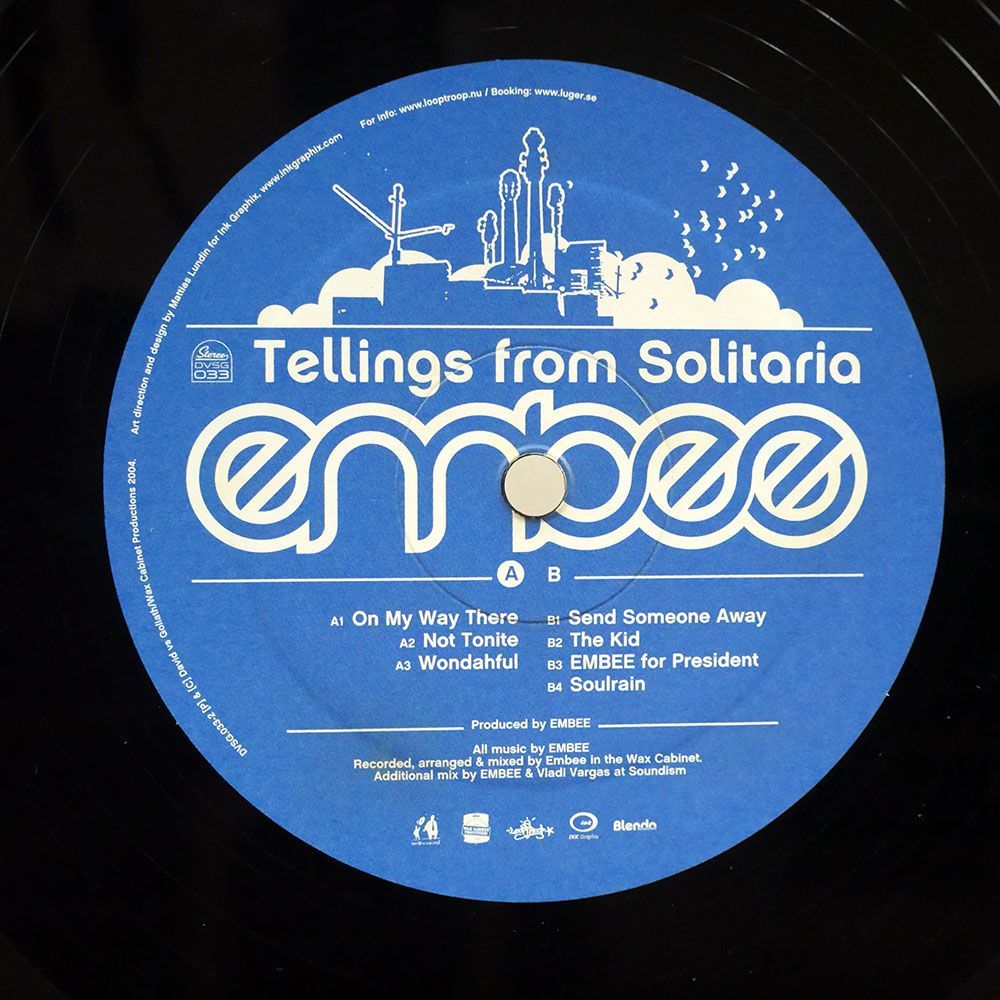 DJ EMBEE/TELLINGS FROM SOLITARIA/DAVID VS. GOLIATH DVSG0332 LP_画像3