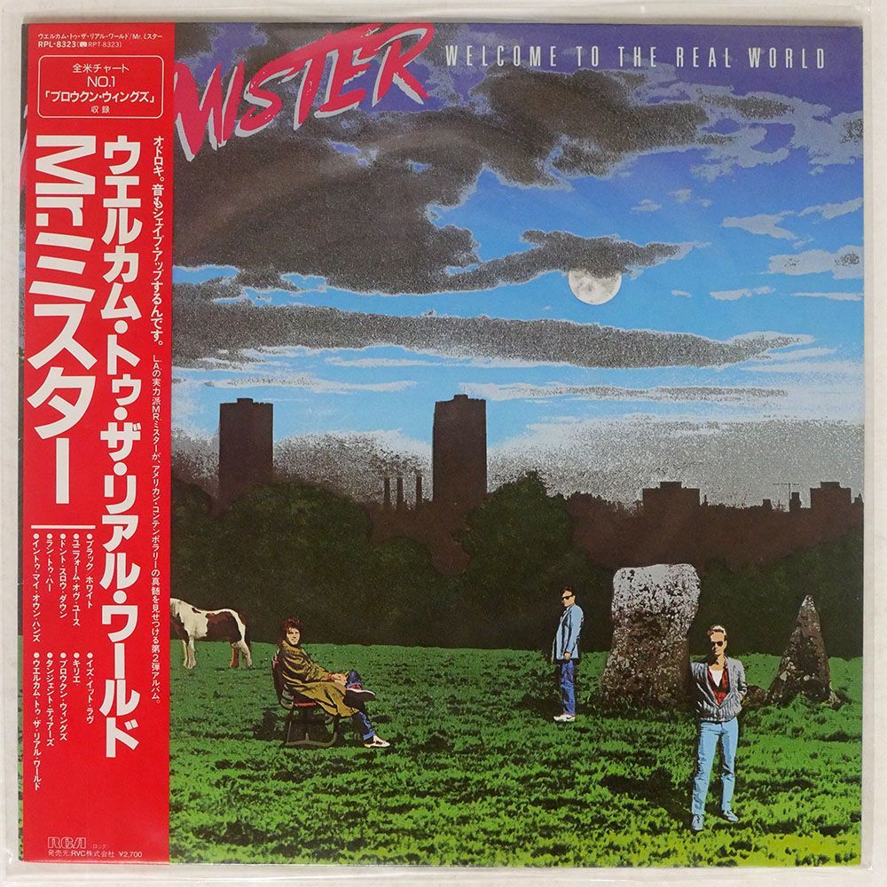 MR.ミスター/WELCOME TO THE REAL WORLD/RCA RPL8323 LP_画像1