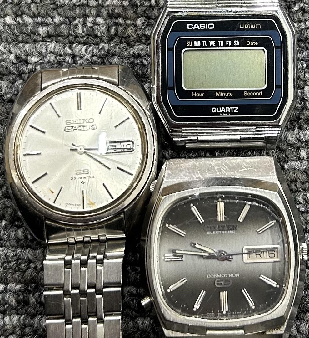 ●　WEDGWOOD　ウェッジウッド　SEIKO　セイコー　CITIZEN　シチズン　CASIO　カシオ　など　時計　腕時計　置き時計　19点　おまとめ_画像9