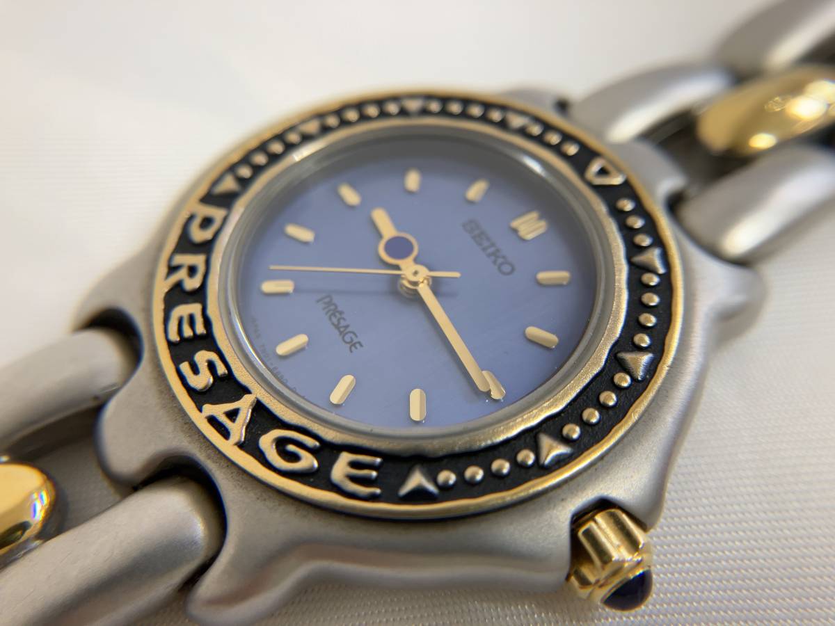 SEIKO セイコー PRESAGE プレサージュ 腕時計 クォーツ メンズ 7N01-6550 ★動作品★_画像5