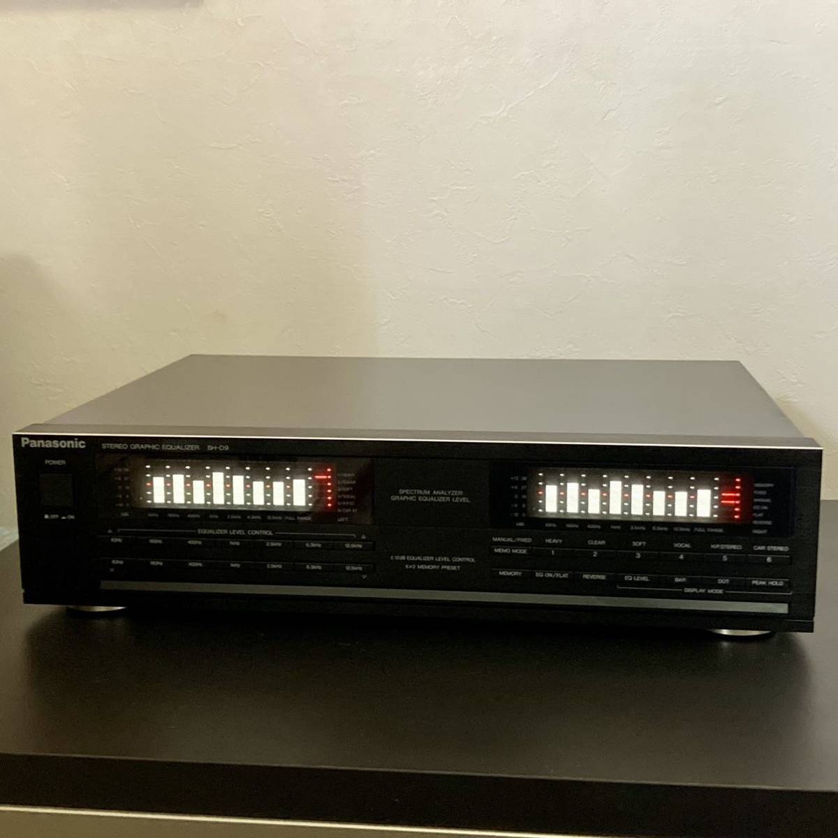 Panasonic ステレオグラフィックイコライザー SH-D9 Yahoo!オークション - Panasonic SH-D9 Graphic Equalizer