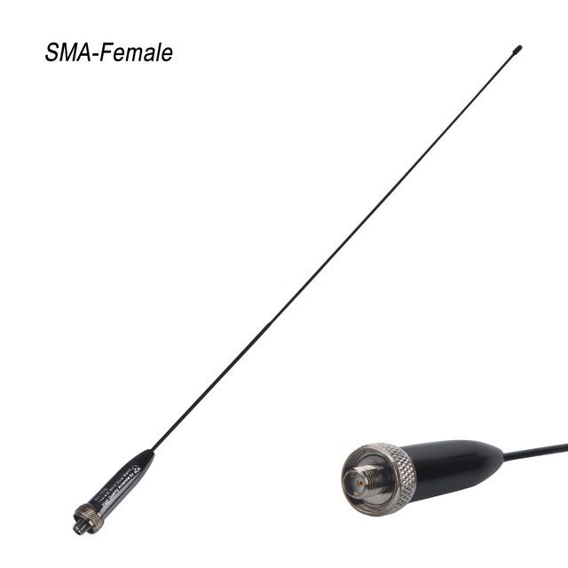 [飛びます38cm 逆SMA] エアーバンド受信可 超軽量14g SMA-F 型 VHF/UHF Baofeng 中華ハンディ対応 フレキシブル アンテナ_画像2