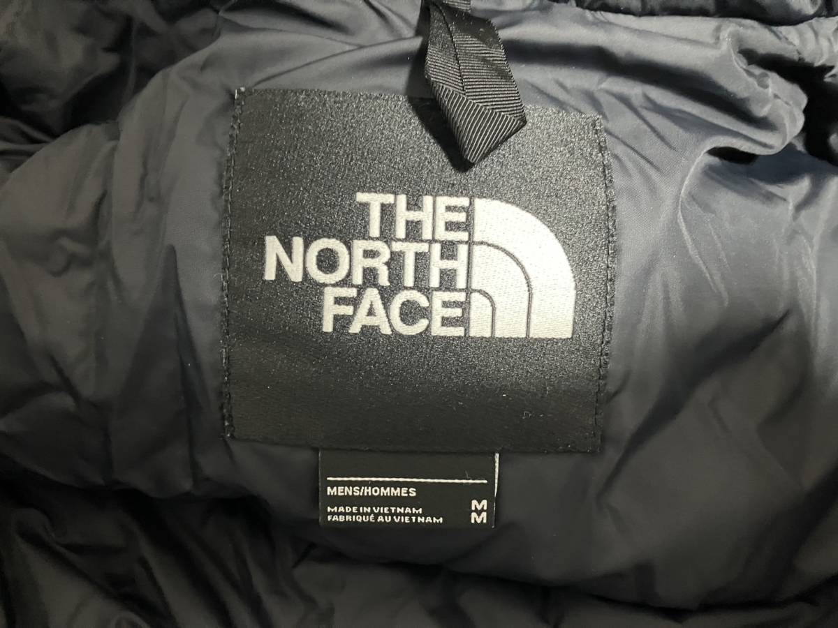 ■【売り切り】THE NORTH FACE ダウンジャケット ノースフェイス ヌプシ 700 定番 メンズ Mサイズ ブラック_画像7