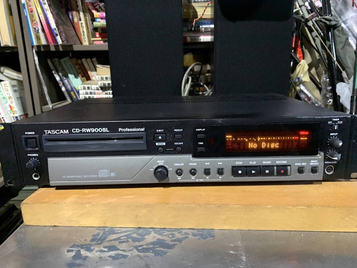 S：TASCAM CD-RW 900 SL CD刻錄機現狀產品    原文:S:TASCAM CD-RW900SL CDレコーダー　現状品