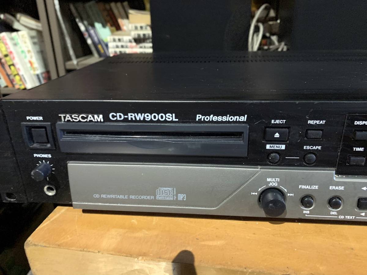 S：TASCAM CD-RW 900 SL CD刻錄機現狀產品    原文:S:TASCAM CD-RW900SL CDレコーダー　現状品