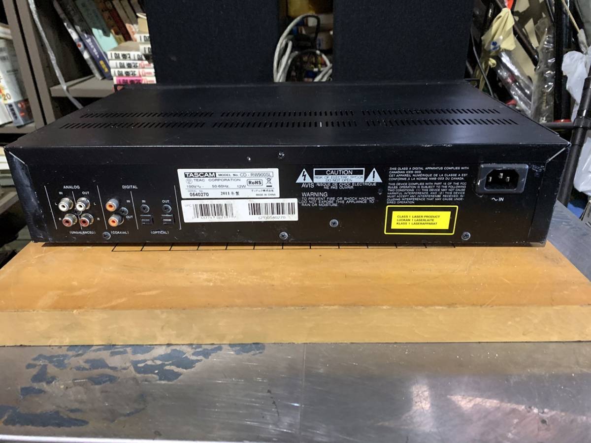 S：TASCAM CD-RW 900 SL CD刻錄機現狀產品    原文:S:TASCAM CD-RW900SL CDレコーダー　現状品