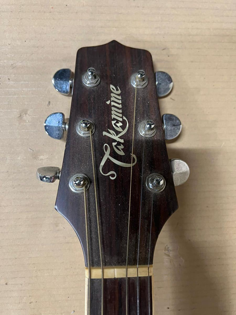 (M)TAKAMINE アコースティックギター TS-600 ソフトケース入り 現状中古品_画像6