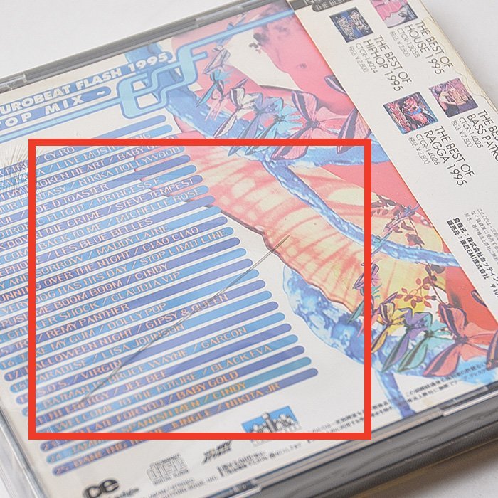 【希少！新品未使用】CD ザ・ベスト・オブ ユーロビート・フラッシュ 1995 デッドストック_画像3
